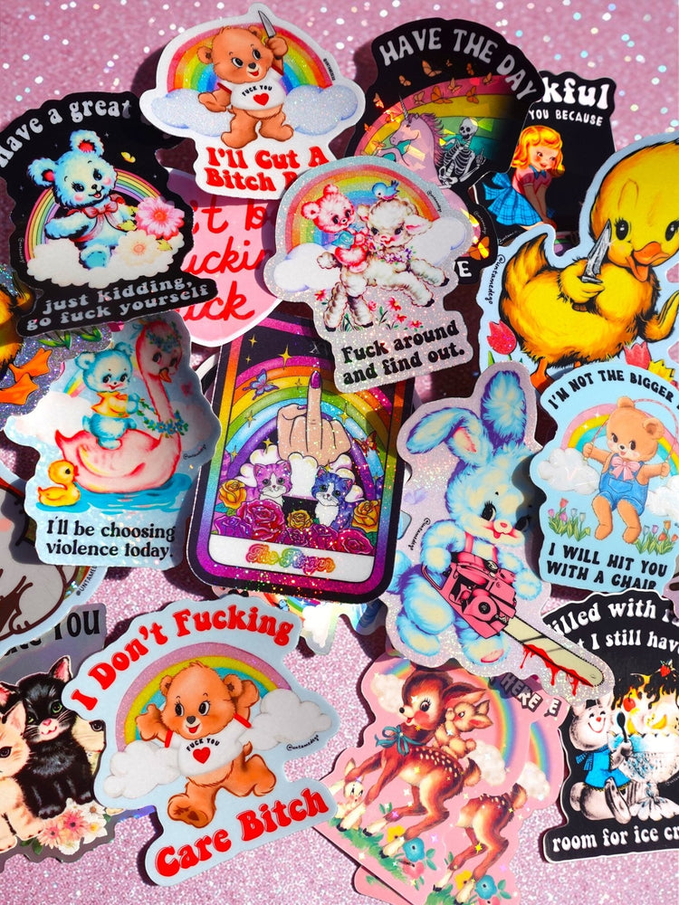 Mystery Unhinged Cute Sticker Pack