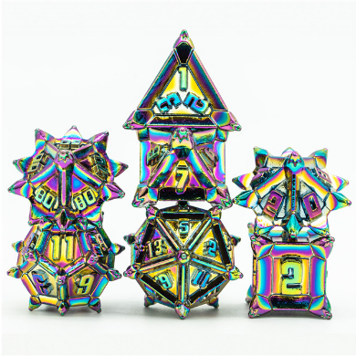 Warrior's Flail: Mystic - Metal RPG Dice Set (ONLINE ORDER ONLY)