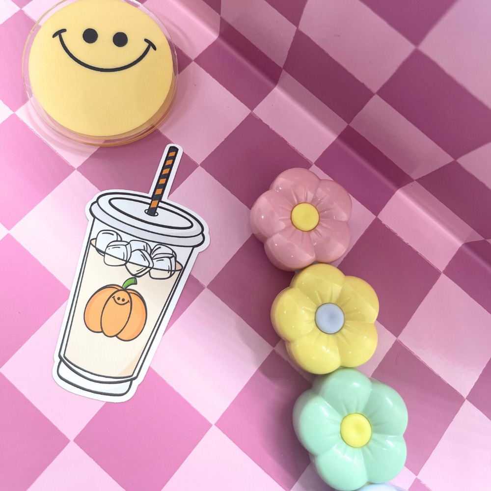Pumpkin Spice Iced Coffee | Sticker Die Cut (ONLINE ORDER ONLY)