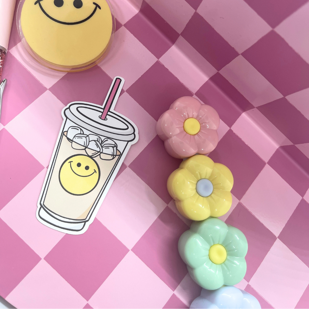 Happy Iced Coffee | Sticker Die Cut (ONLINE ORDER ONLY)