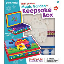 Magic Garden Keepsake Box Wood Craft & Paint Kit (ONLINE ORDER ONLY)