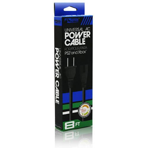 Universal Power Cord Xbox PS3 PS2 PS1 Dreamcast (KMD) (ONLINE ORDER ONLY)