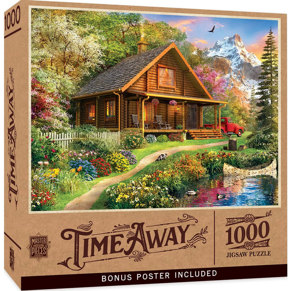 Time Away - Mountain Retreat 1000 Piece Jigsaw Puzzle (ONLINE ORDER ONLY)