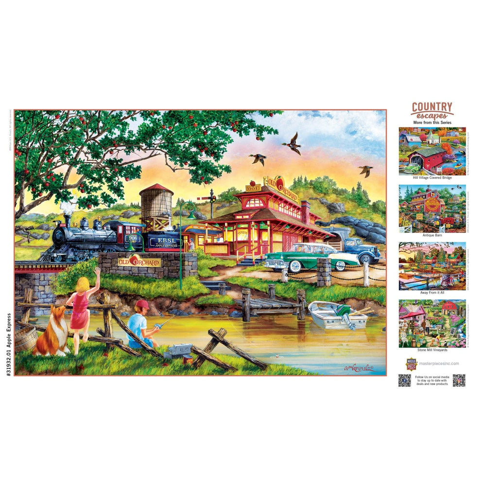 Country Escapes - Apple Express 500 Piece Jigsaw Puzzle (ONLINE ORDER ONLY)