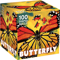 Monarch Butterfly 100 Piece Shaped Jigsaw Puzzle (ONLINE ORDER ONLY)