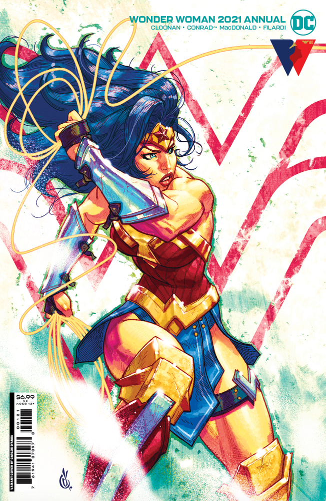 Wonder Woman 2021 Annual #1 (One Shot) B Carlos Danda Card Stock Variant (11/30/2021) Dc (ONLINE ORDER ONLY)
