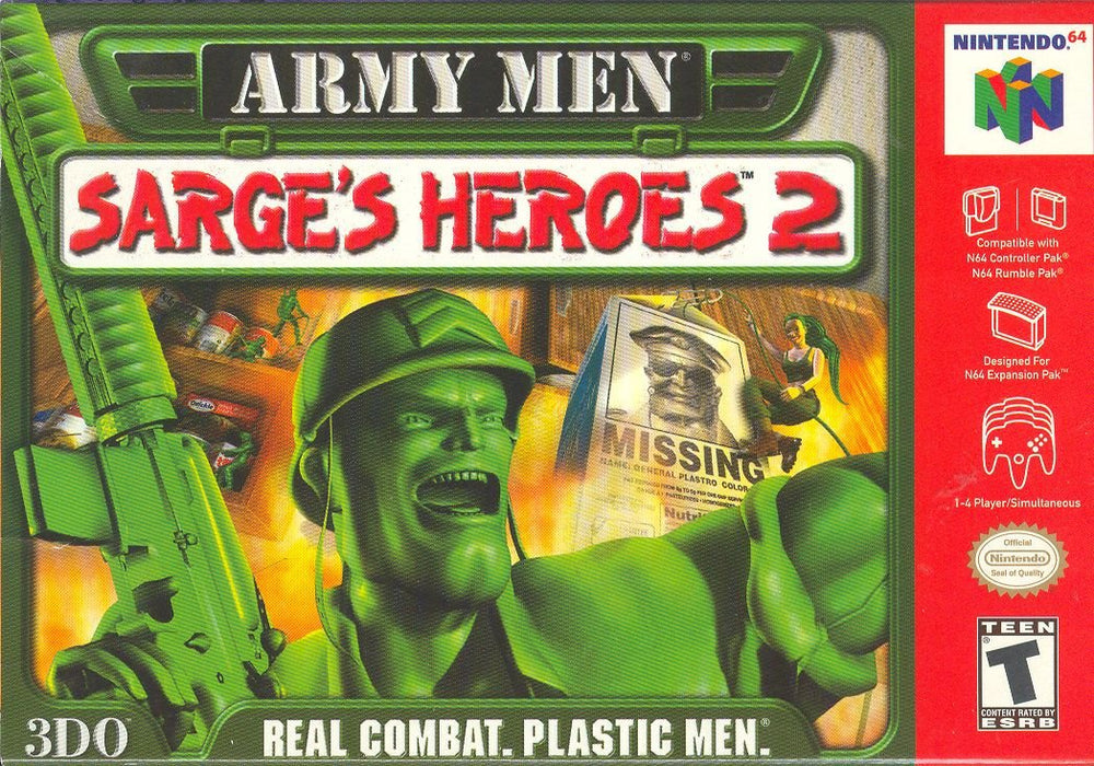 Army Men: Sarge's Heroes 2 (Nintendo 64) (Online Order Only)