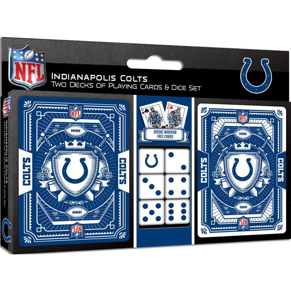 Indianapolis Colts - 2-Pack Playing Cards & Dice Set (ONLINE ORDER ONLY)
