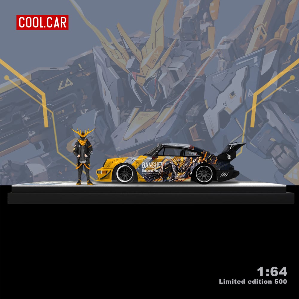 Cool Car Porsche RWB 964 BANSHEE MECHA Livery Figure Version 1:64 (ONLINE ORDER ONLY)