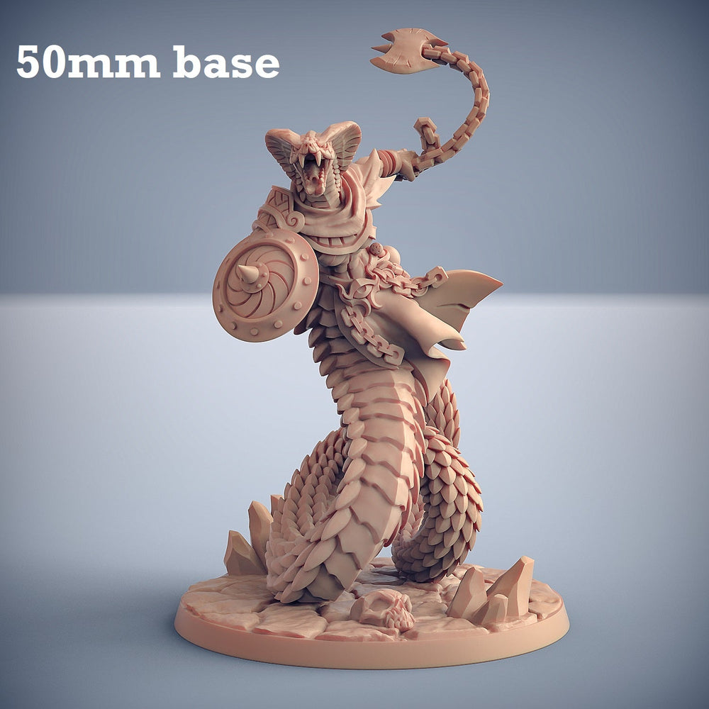 Nagarot Crawler: Sculpt D (Goliath Yuan-ti Warrior) (Online Only)