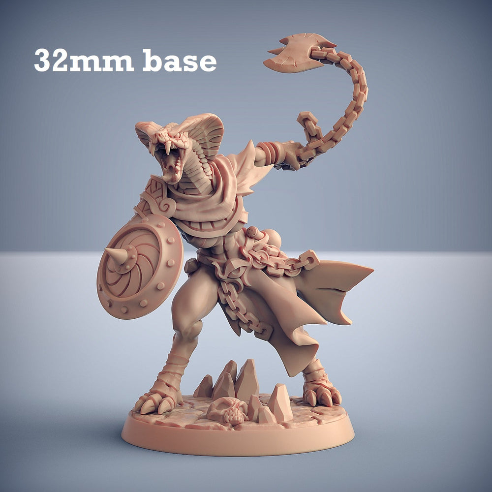 Nagarot Thrall: Sculpt E (Female Yuan-ti Warrior) (Online Only)