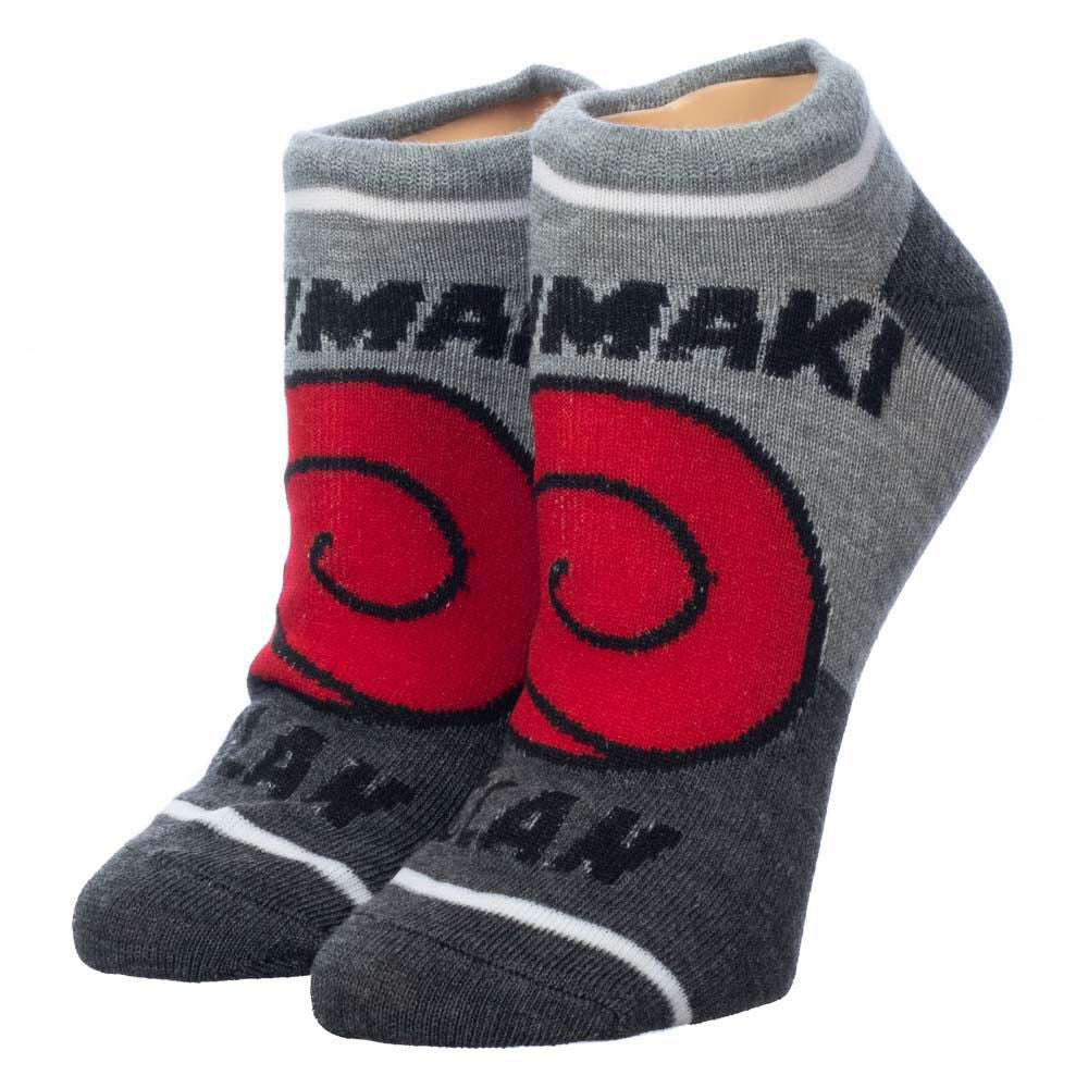 Naruto Shippuden Symbols Colorblock Ankle Socks 5 Pair Set (Online Order Only)
