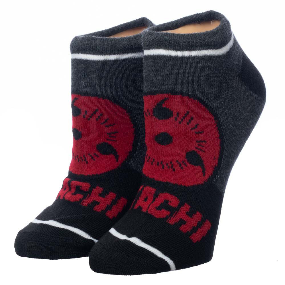 Naruto Shippuden Symbols Colorblock Ankle Socks 5 Pair Set (Online Order Only)