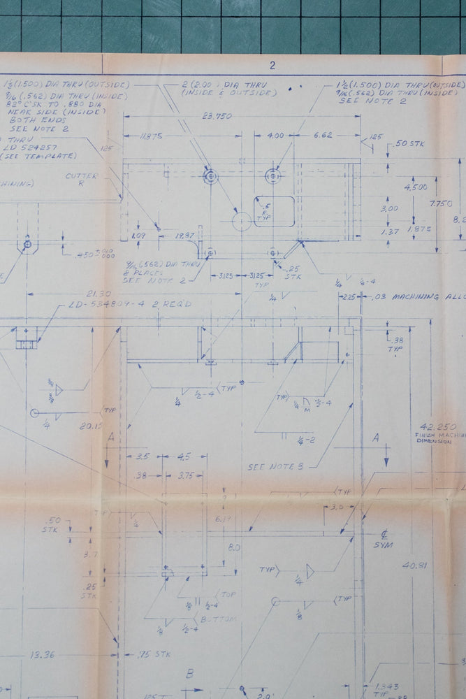 NASA Space Shuttle Blueprint Fragment (ONLINE ORDER ONLY)