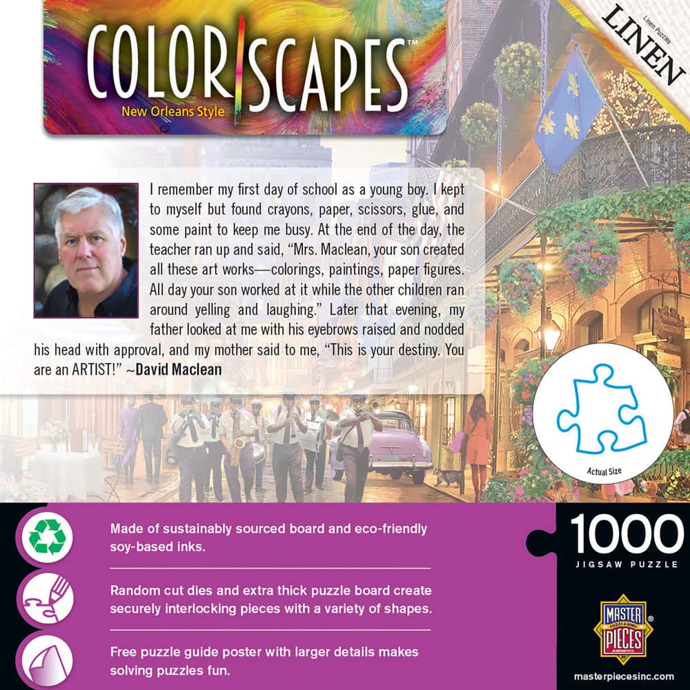 Colorscapes - New Orleans Style 1000 Piece Jigsaw Puzzle