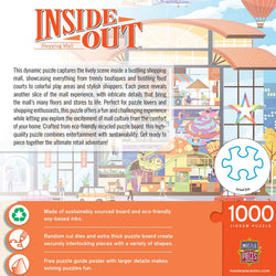 Inside Out - Shopping Mall 1000 Piece Jigsaw Puzzle (ONLINE ORDER ONLY)