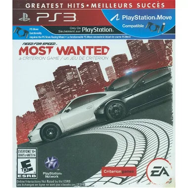 Need For Speed: Most Wanted (Greatest Hits) (Playstation 3) (Online Only)