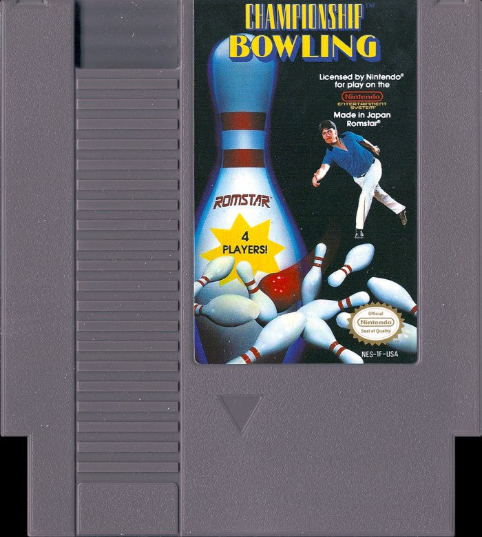 Loose NES Cart - Championship Bowling (Online Order Only)