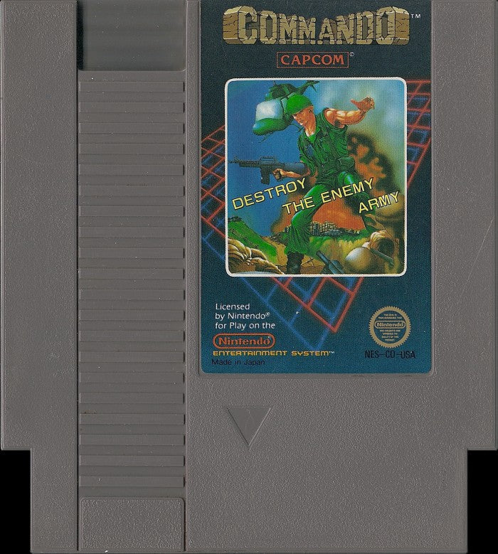 Loose NES Cart - Commando (5 Screw) (Online Order Only)
