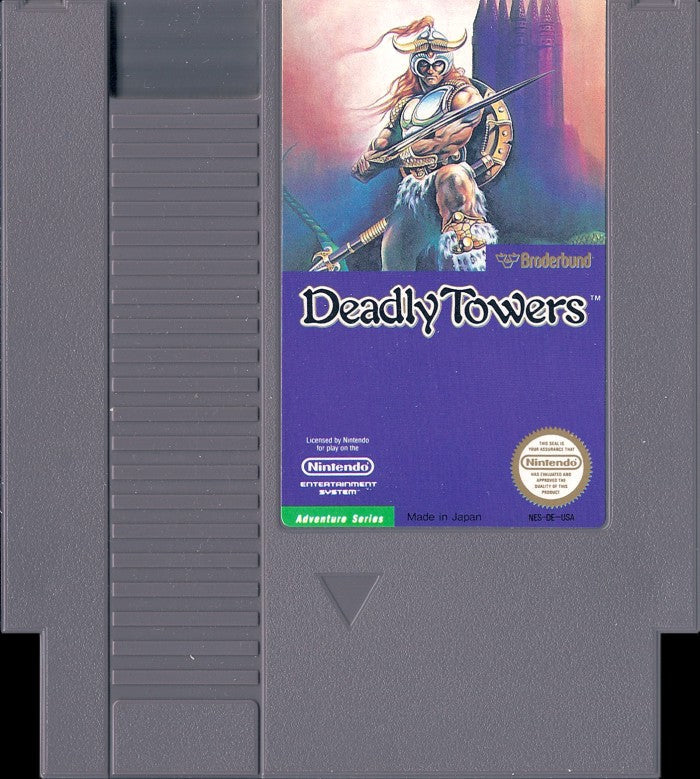 Loose NES Cart - Deadly Towers (Online Order Only)