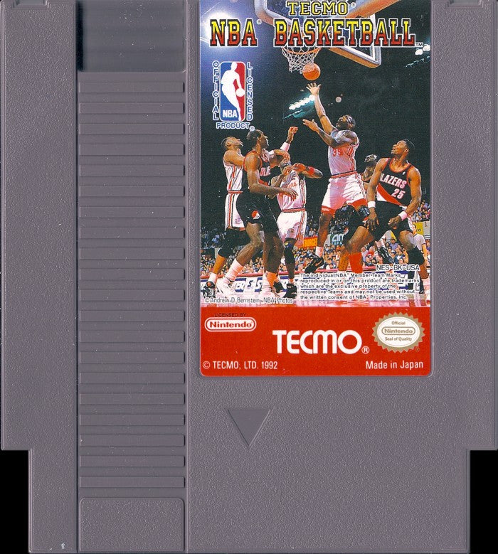Loose NES Cart - Tecmo NBA Basketball (Online Order Only)