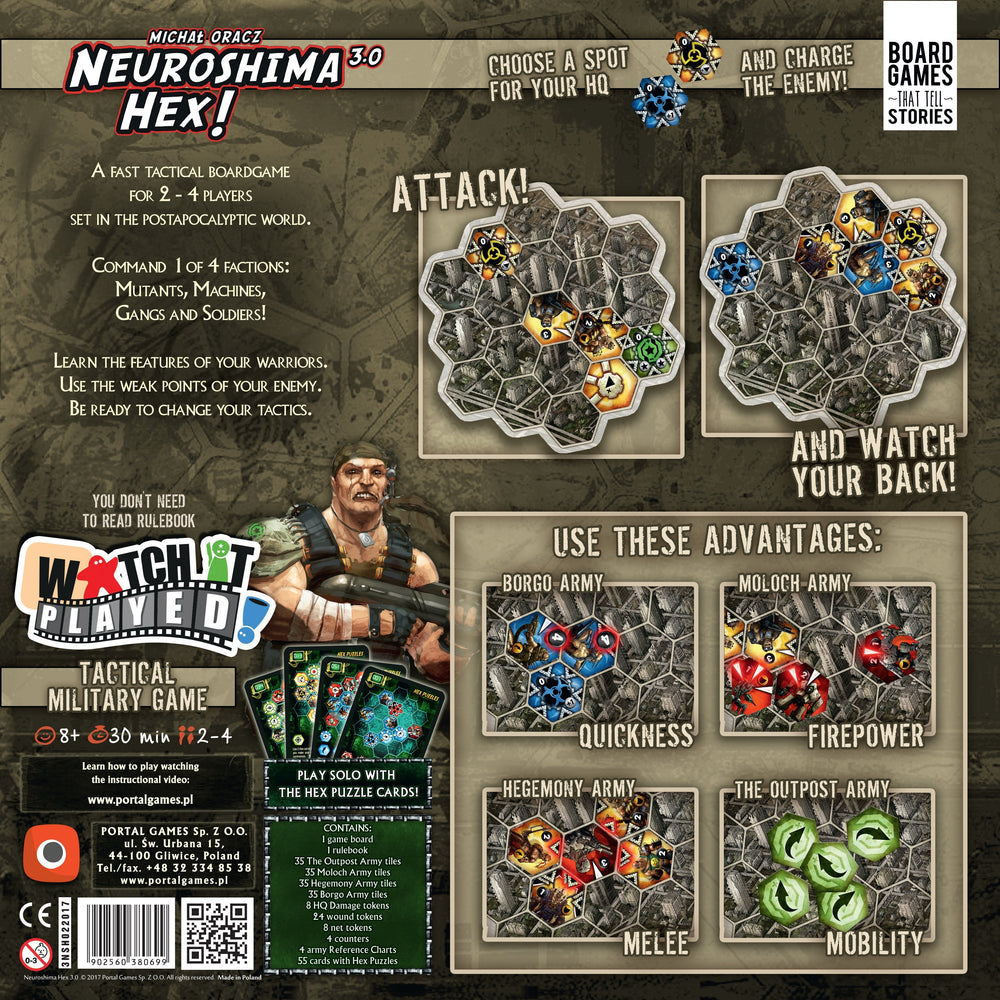 Neuroshima Hex 3.0 (ONLINE ORDER ONLY)