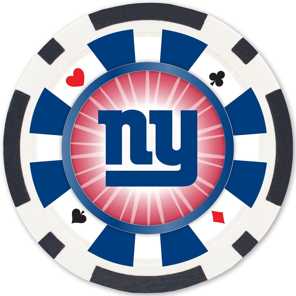 New York Giants 100 Piece Poker Chips (ONLINE ORDER ONLY)