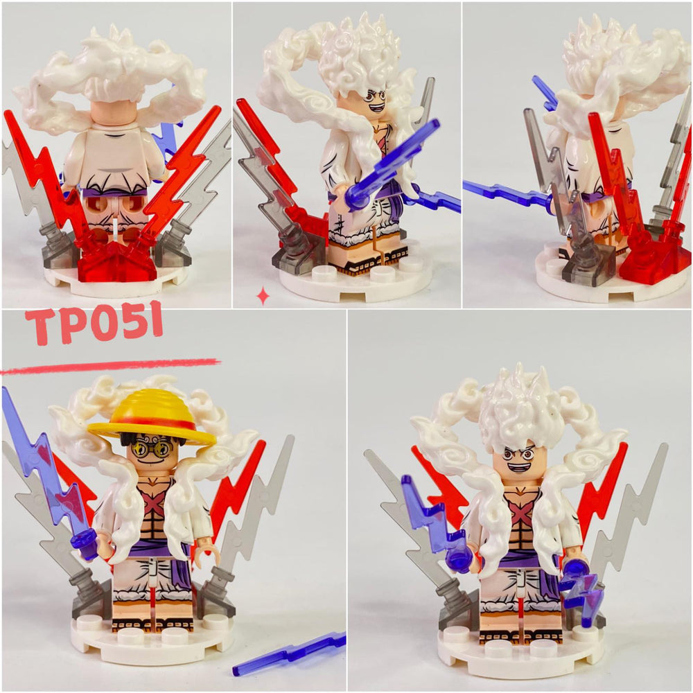Straw Hat Pirate Captain Custom Minifig (Online Only)