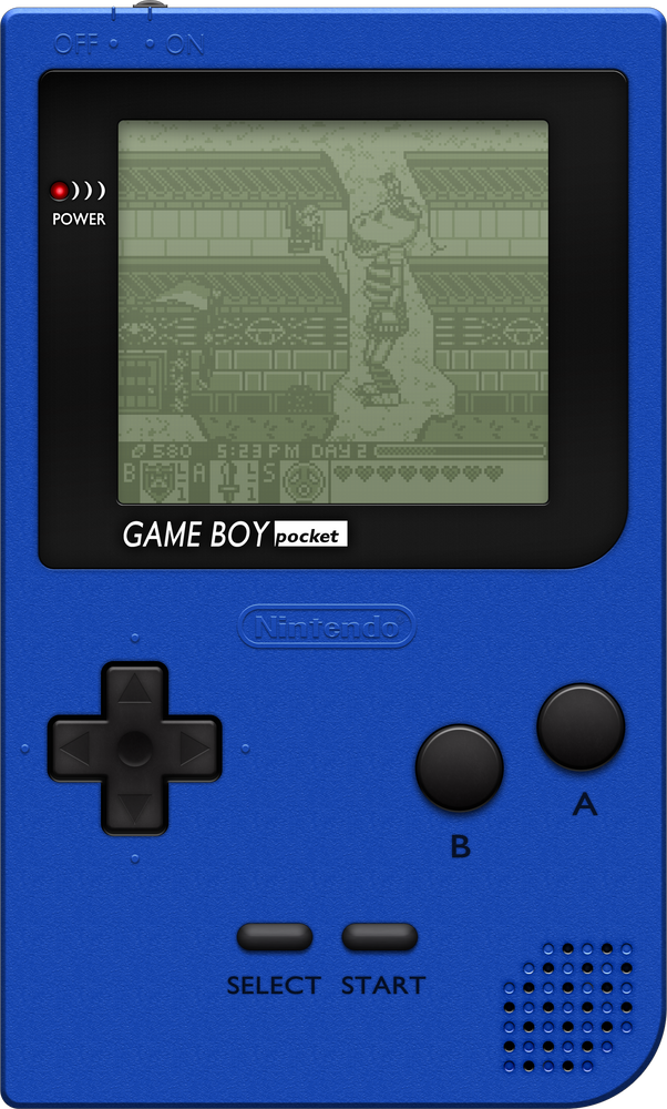 Blue Game Boy Pocket (Gameboy Color) (ONLINE ORDER ONLY)
