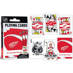 Detroit Red Wings Playing Cards - 54 Card Deck (ONLINE ORDER ONLY)
