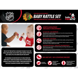Chicago Blackhawks - Baby Rattles 2-Pack (ONLINE ORDER ONLY)