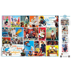 Saturday Evening Post - Rockwell Quotes 1000 Piece Jigsaw Puzzle