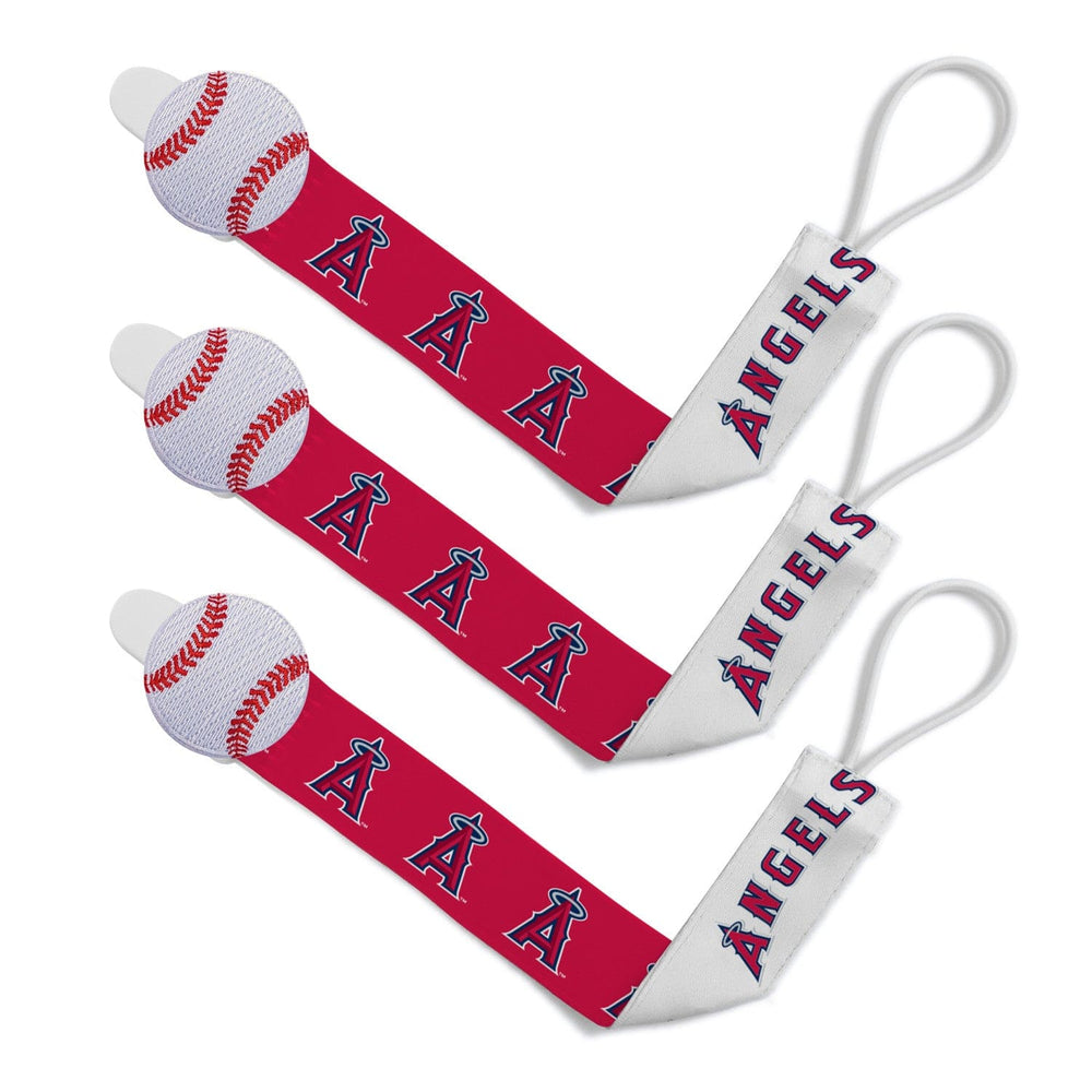 Los Angeles Angels - Pacifier Clip 3-Pack (ONLINE ORDER ONLY)