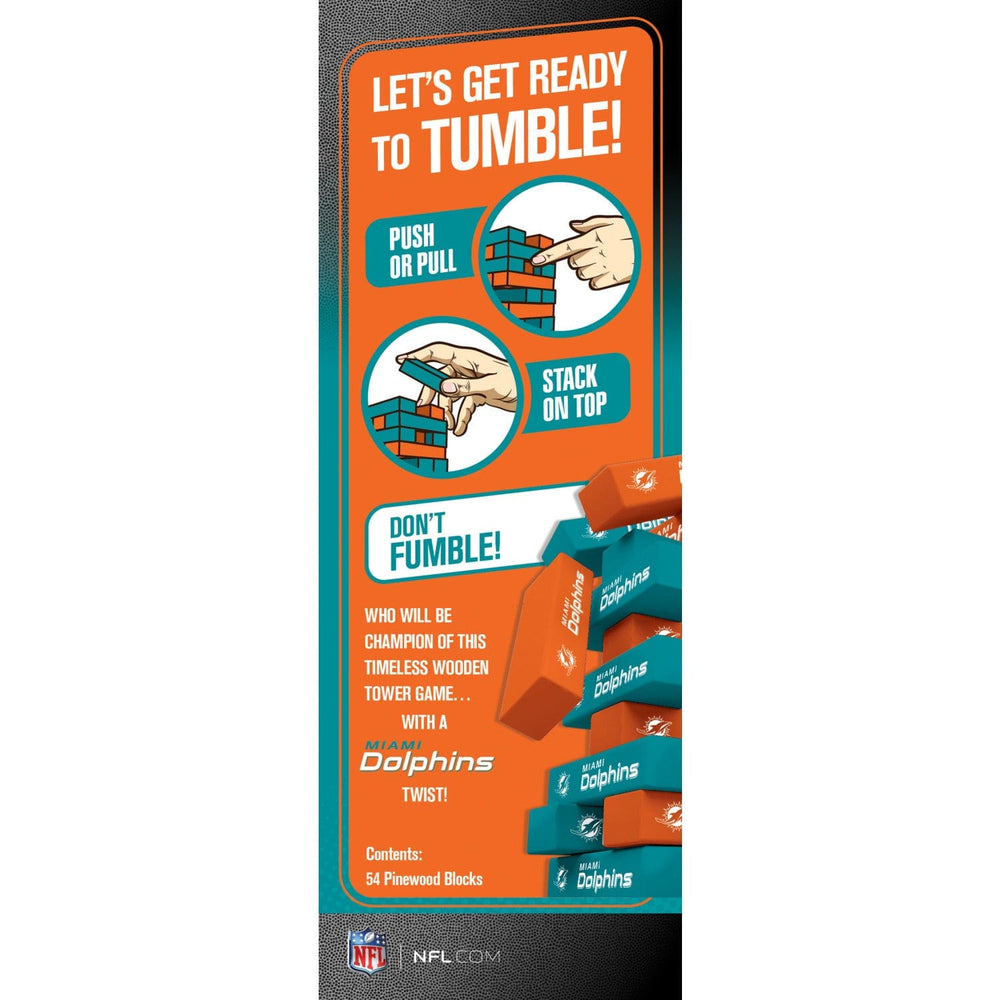 Miami Dolphins Tumble Tower (ONLINE ORDER ONLY)