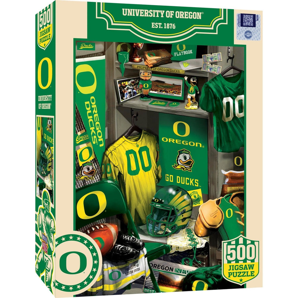 Oregon Ducks - Locker Room 500 Piece Jigsaw Puzzle (ONLINE ORDER ONLY)