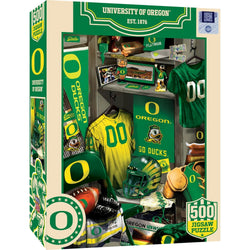 Oregon Ducks - Locker Room 500 Piece Jigsaw Puzzle (ONLINE ORDER ONLY)