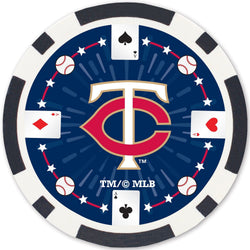 Minnesota Twins 100 Piece Poker Chips (ONLINE ORDER ONLY)