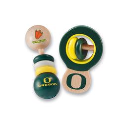 Oregon Ducks - Baby Rattles 2-Pack (ONLINE ORDER ONLY)