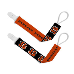 Cincinnati Bengals - Pacifier Clip 2-Pack (ONLINE ORDER ONLY)
