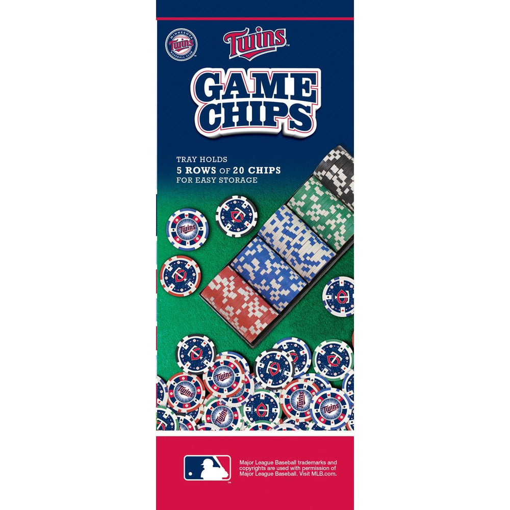 Minnesota Twins 100 Piece Poker Chips (ONLINE ORDER ONLY)