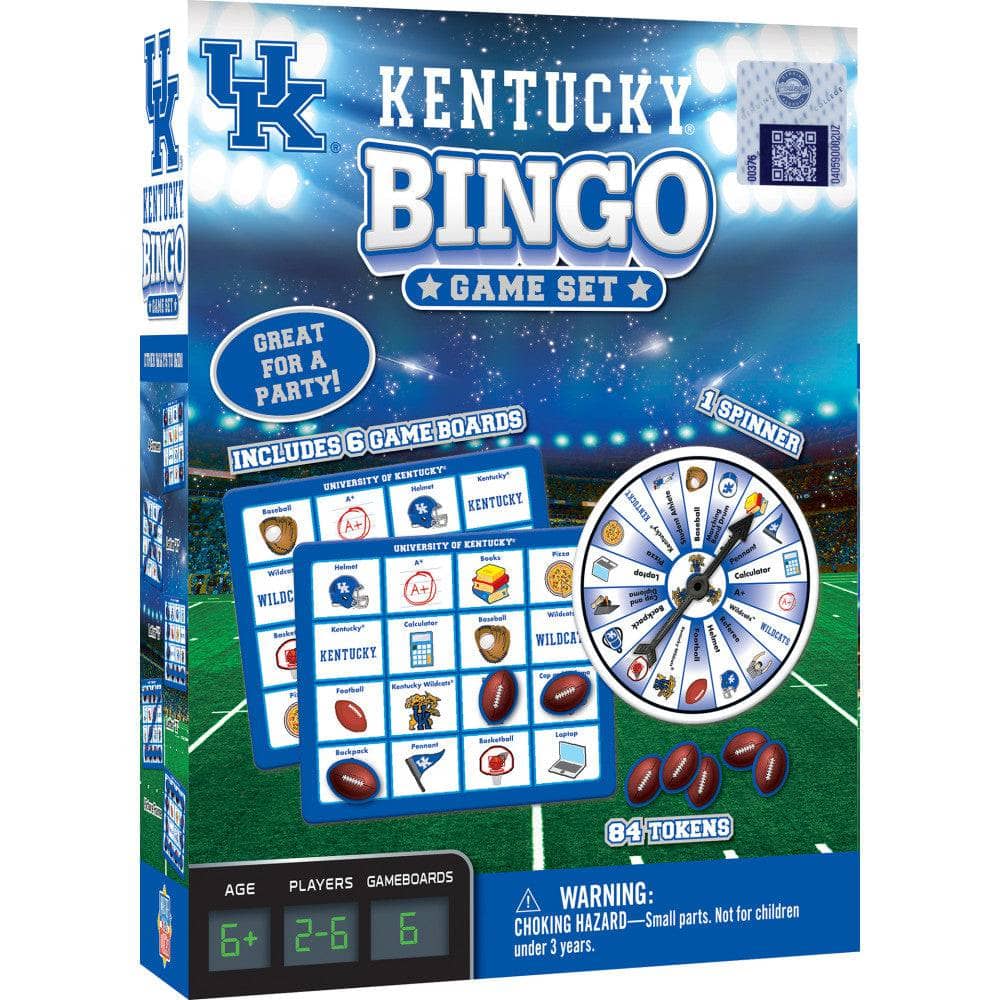 Kentucky Wildcats NCAA Bingo Game (ONLINE ORDER ONLY)