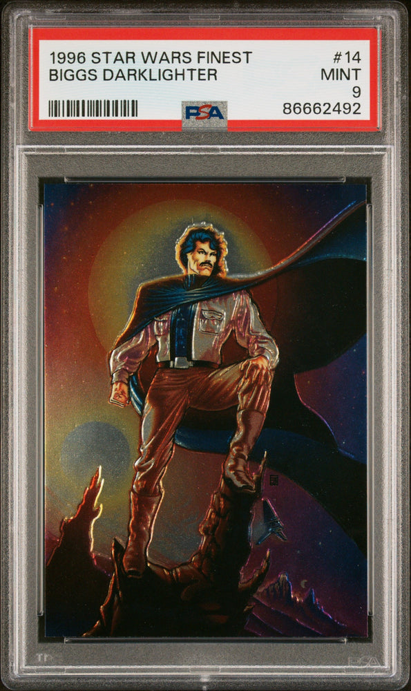 1996 STAR WARS FINEST BIGGS DARKLIGHTER  #14 - PSA 9 (Online Order Only)