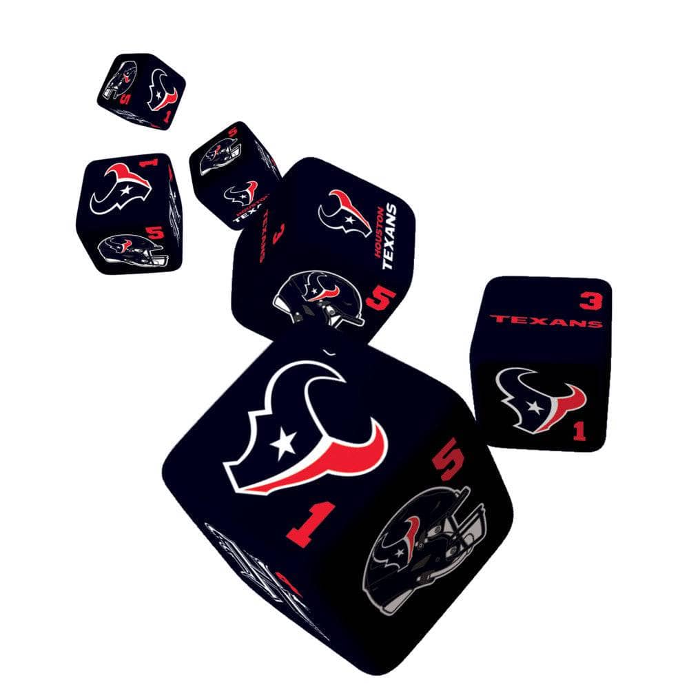 Houston Texans Dice Set - 19mm (ONLINE ORDER ONLY)