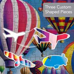 Shapes - Hot Air Balloons 500 Piece Jigsaw Puzzle (ONLINE ORDER ONLY)