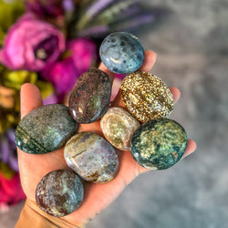 Ocean Jasper Palmstones (ONLINE ORDER ONLY)