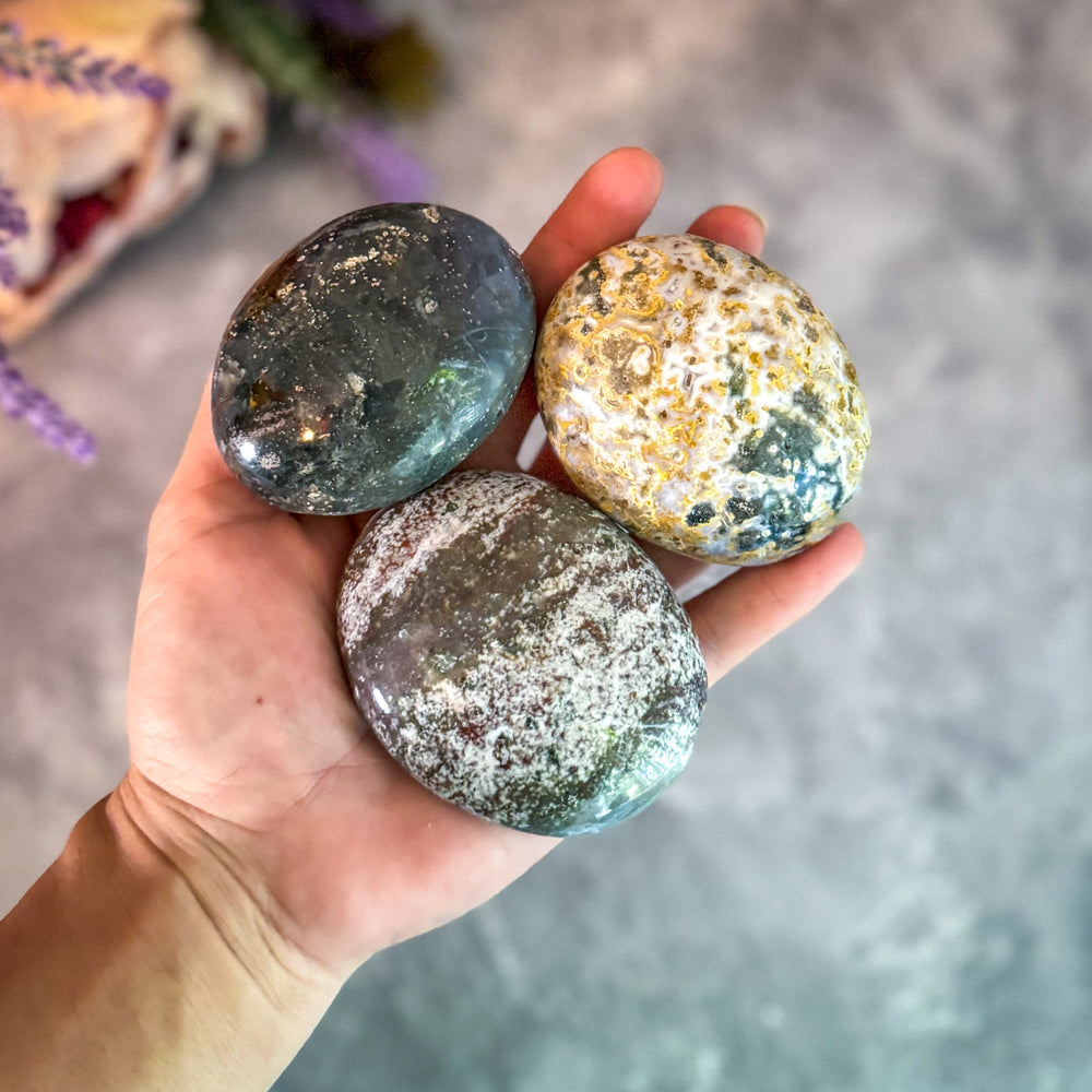 Ocean Jasper Palmstones (ONLINE ORDER ONLY)