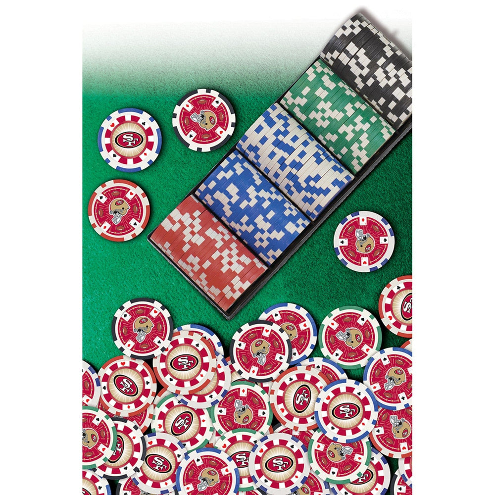 San Francisco 49ers 100 Piece Poker Chips (ONLINE ORDER ONLY)
