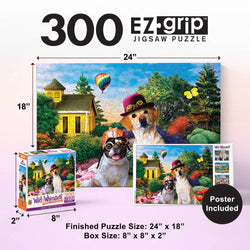 Wild & Whimsical - Ready to Launch 300 Piece EZ Grip Jigsaw Puzzle