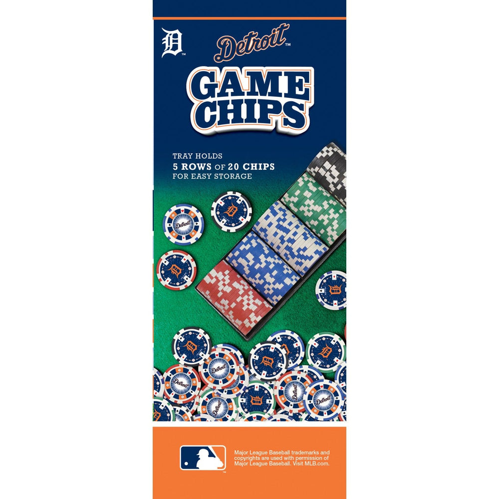 Detroit Tigers 100 Piece Poker Chips (ONLINE ORDER ONLY)
