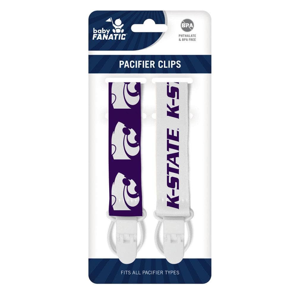 Kansas State Wildcats - Pacifier Clip 2-Pack (ONLINE ORDER ONLY)